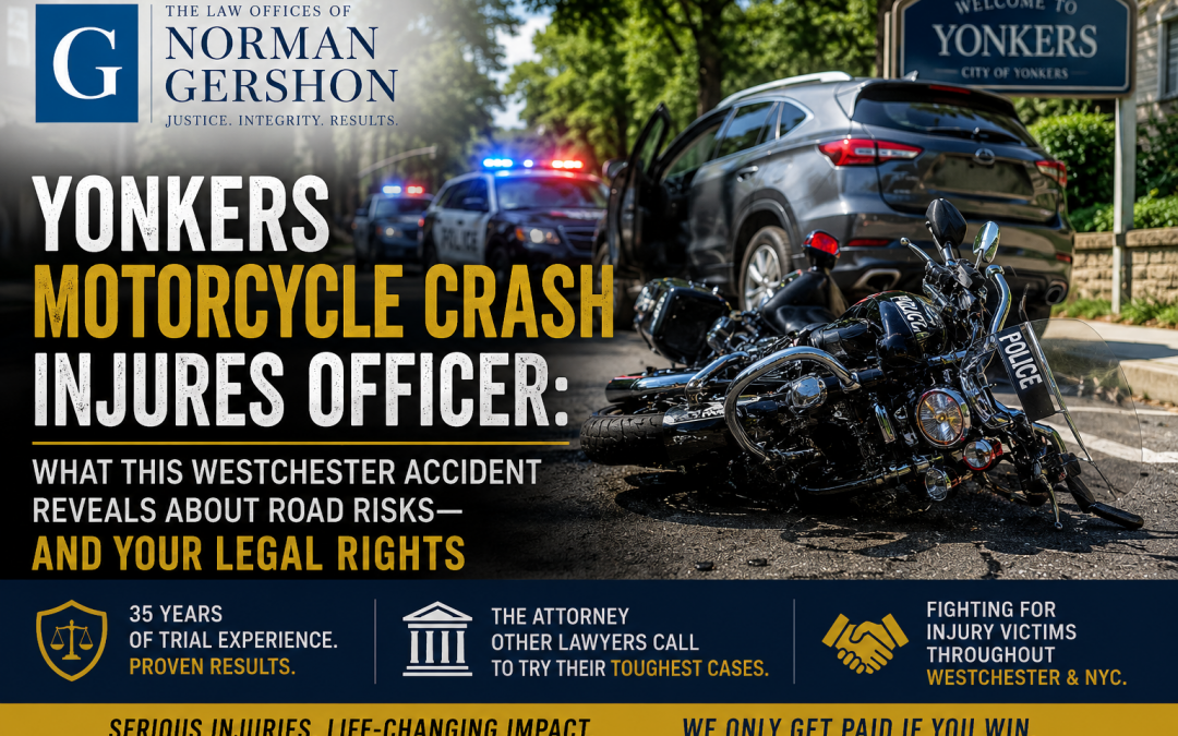 Yonkers Motorcycle Crash Injures Officer: What This Westchester Accident Reveals About Road Risks—and Your Legal Rights