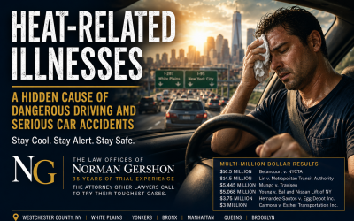 Heat-Related Illnesses and Driving Mistakes: A Hidden Cause of Serious Car Accidents in Westchester County and NYC