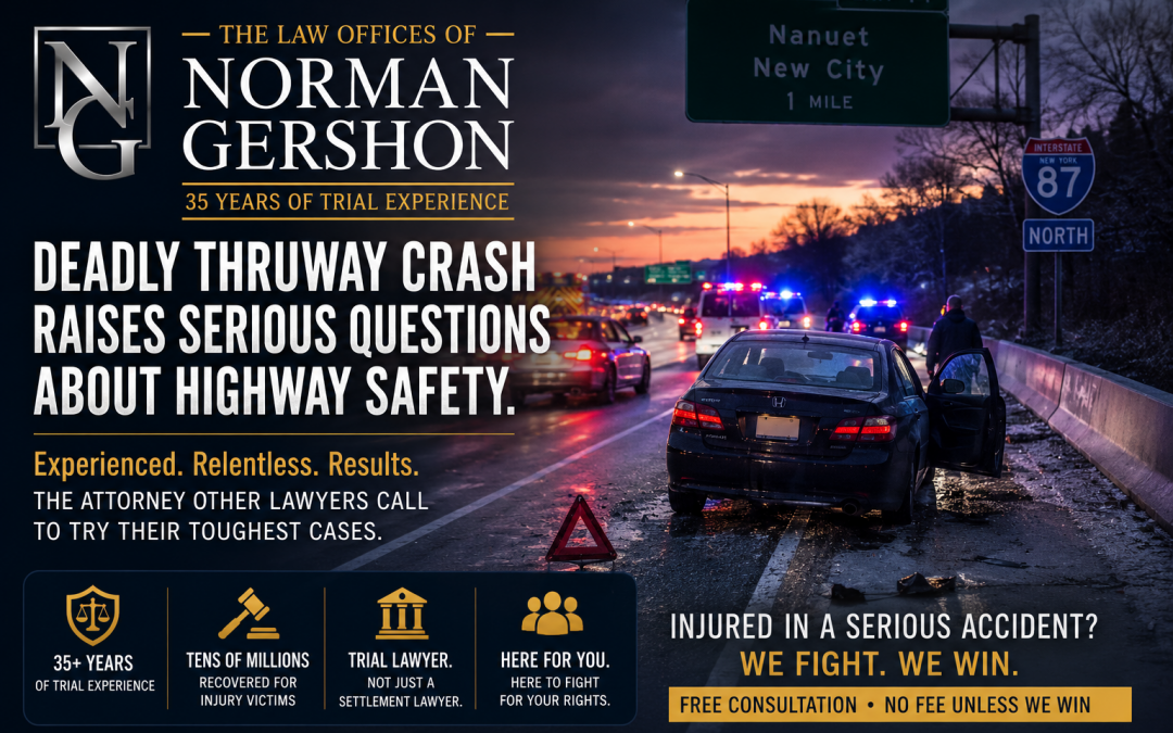 Dashcam Video of Fatal Thruway Crash Raises Serious Questions About Highway Safety in the Hudson Valley
