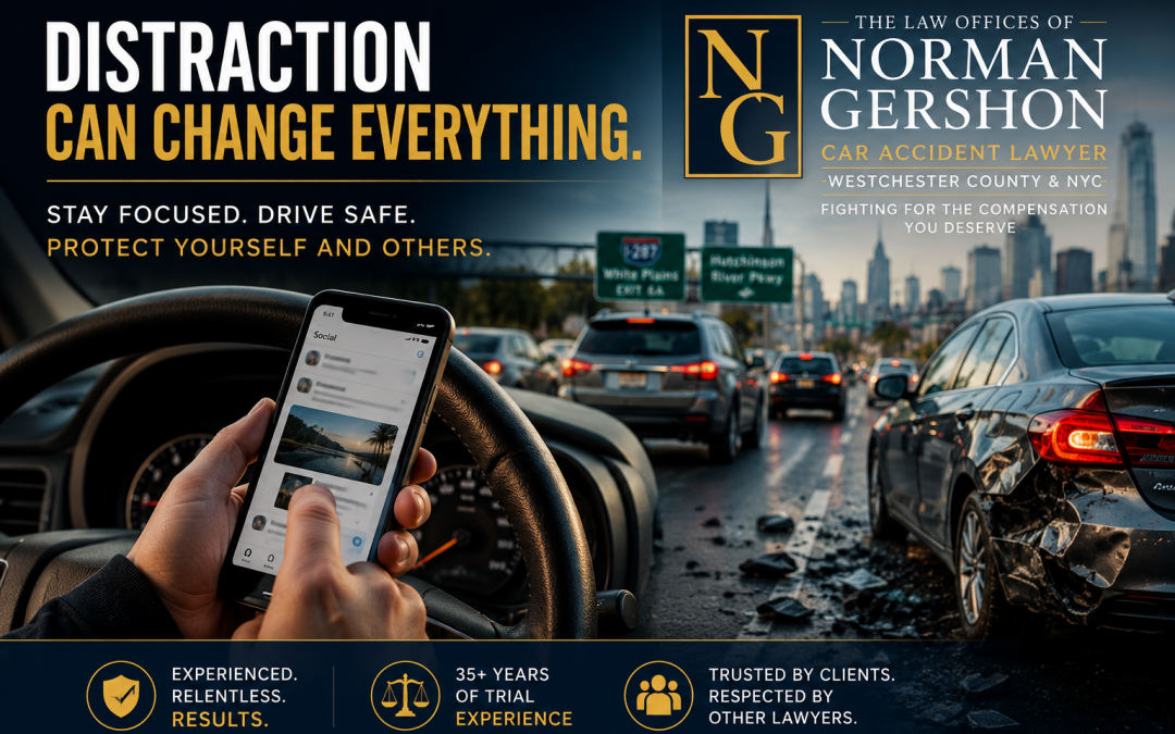 Distracted Driving in Westchester County and NYC: How Texting and Social Media Use Cause Serious Car Accidents
