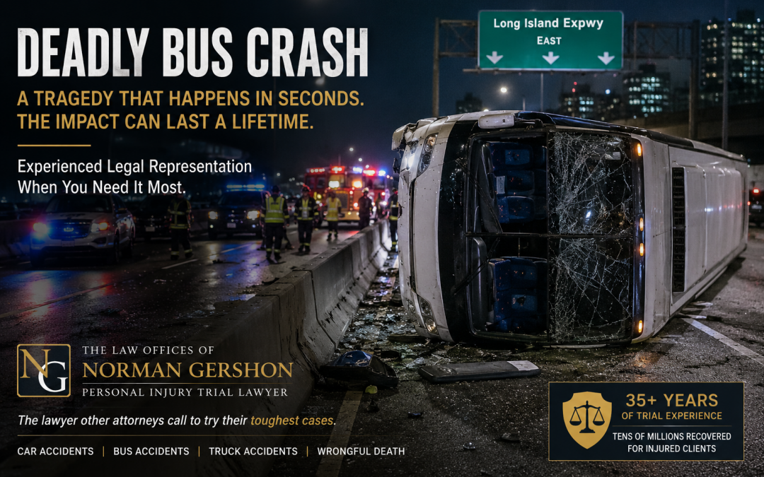 Deadly Long Island Expressway Bus Crash Highlights the Serious Risks Facing New York Drivers
