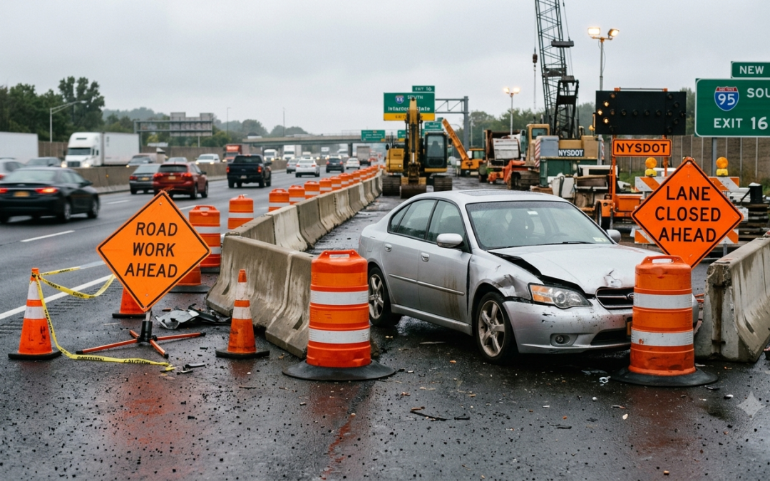 Construction Zone Car Accidents on I-95 and the Taconic: Who Pays When Work Zones Cause Crashes?