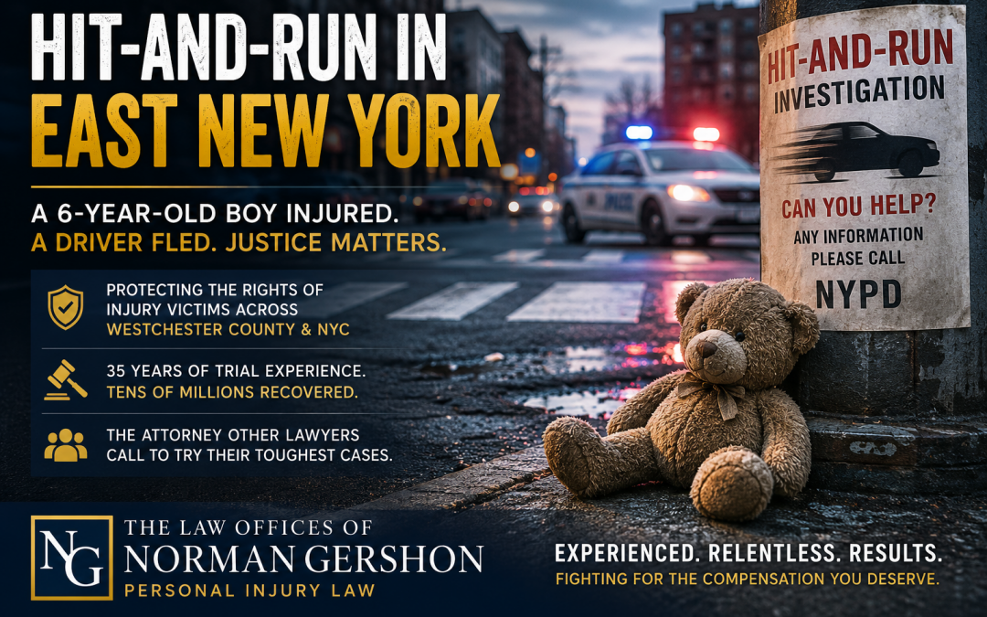 Hit-and-Run Crash in East New York Leaves 6-Year-Old Seriously Injured: Why Victims Need an Experienced Car Accident Lawyer