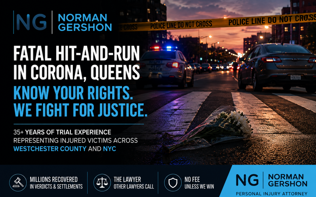 Fatal Hit-and-Run in Corona, Queens Highlights the Need for Experienced Car Accident Representation
