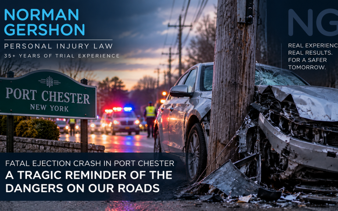 Fatal Port Chester Ejection Crash Highlights the Dangers of Serious Car Accidents in Westchester County